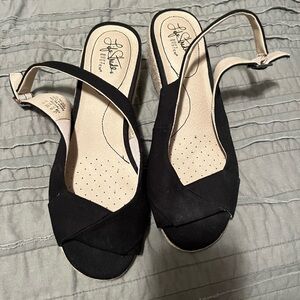 Lifestride Slingback Espadrilles Size 9.5W